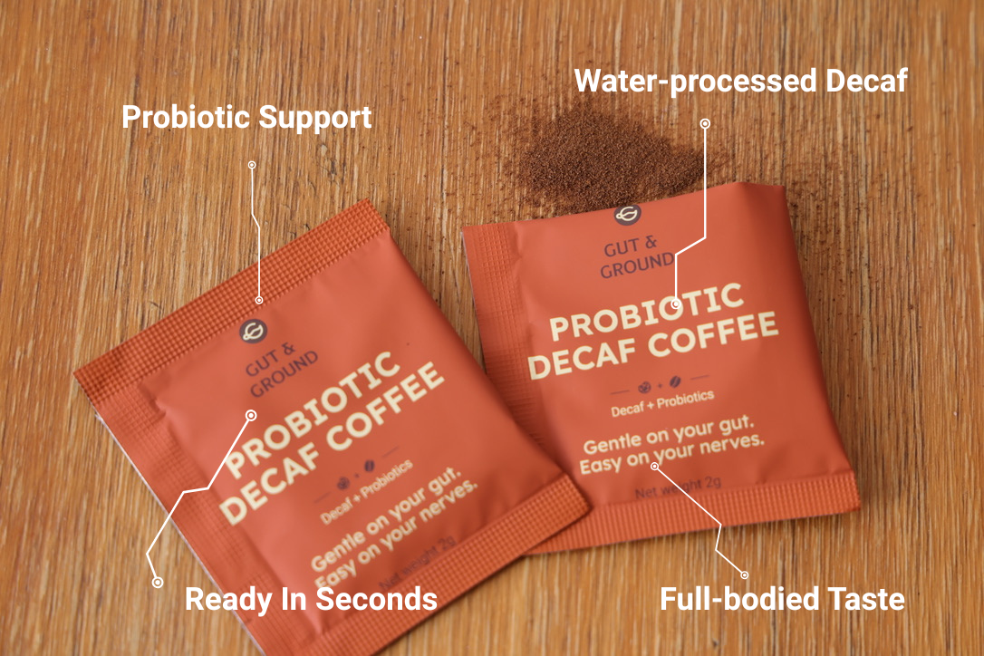 Gut & Ground Probiotic Decaf Coffee
